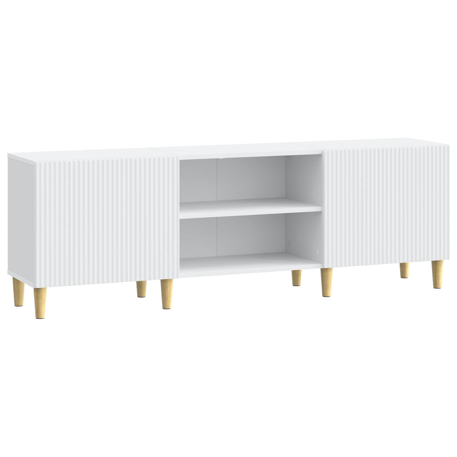 TV-skab Hvid 150 x 31 x 50 cm Konstrueret træ billede