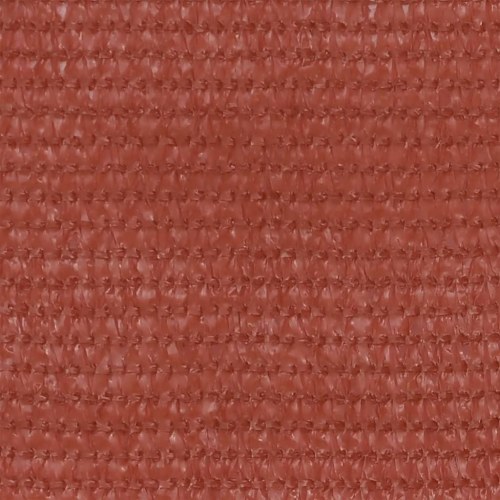 Altanafskærmning 120 × 400 cm i HDPE - terrakotta
