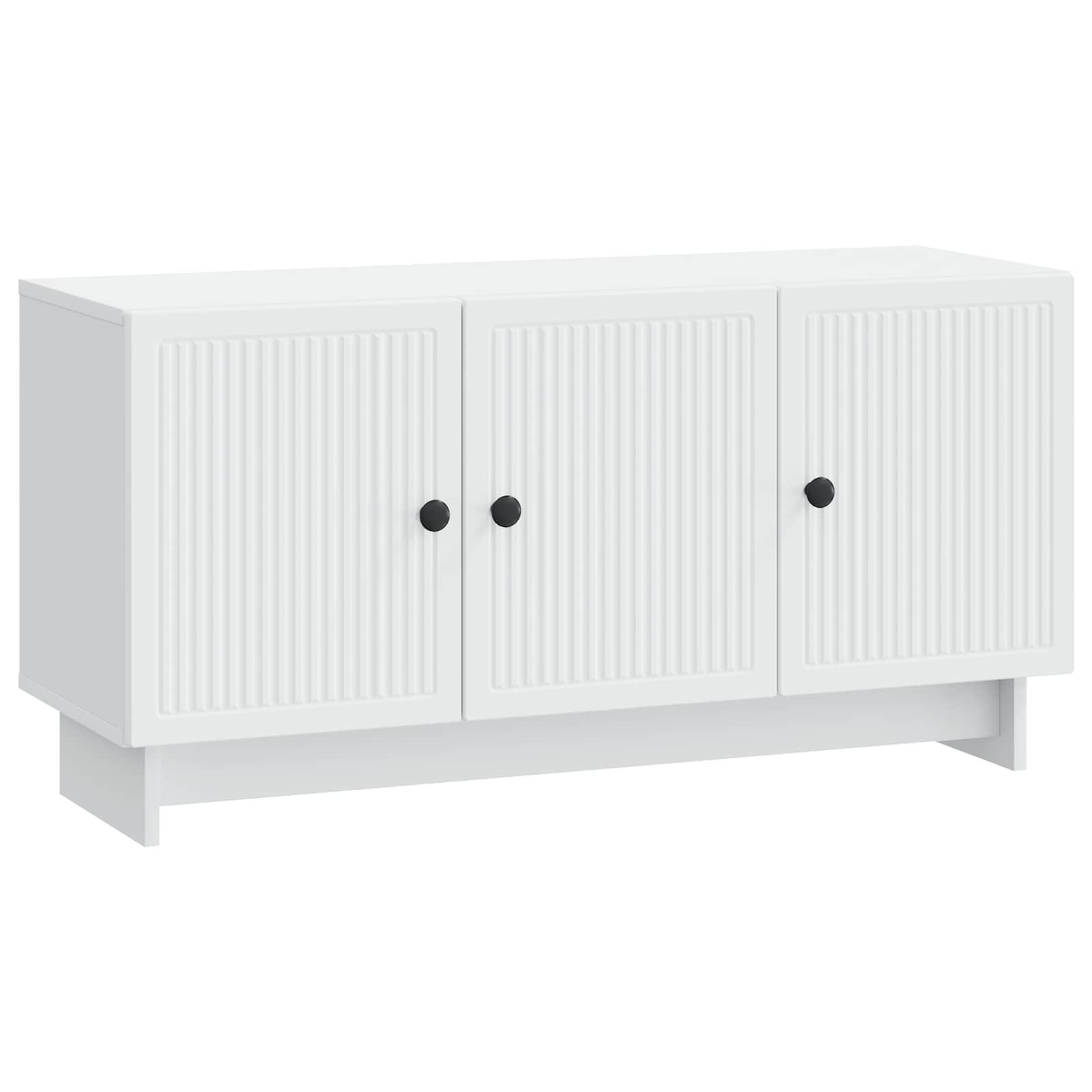 TV-skab Hvid 99 x 34,5 x 50 cm Konstrueret træ billede