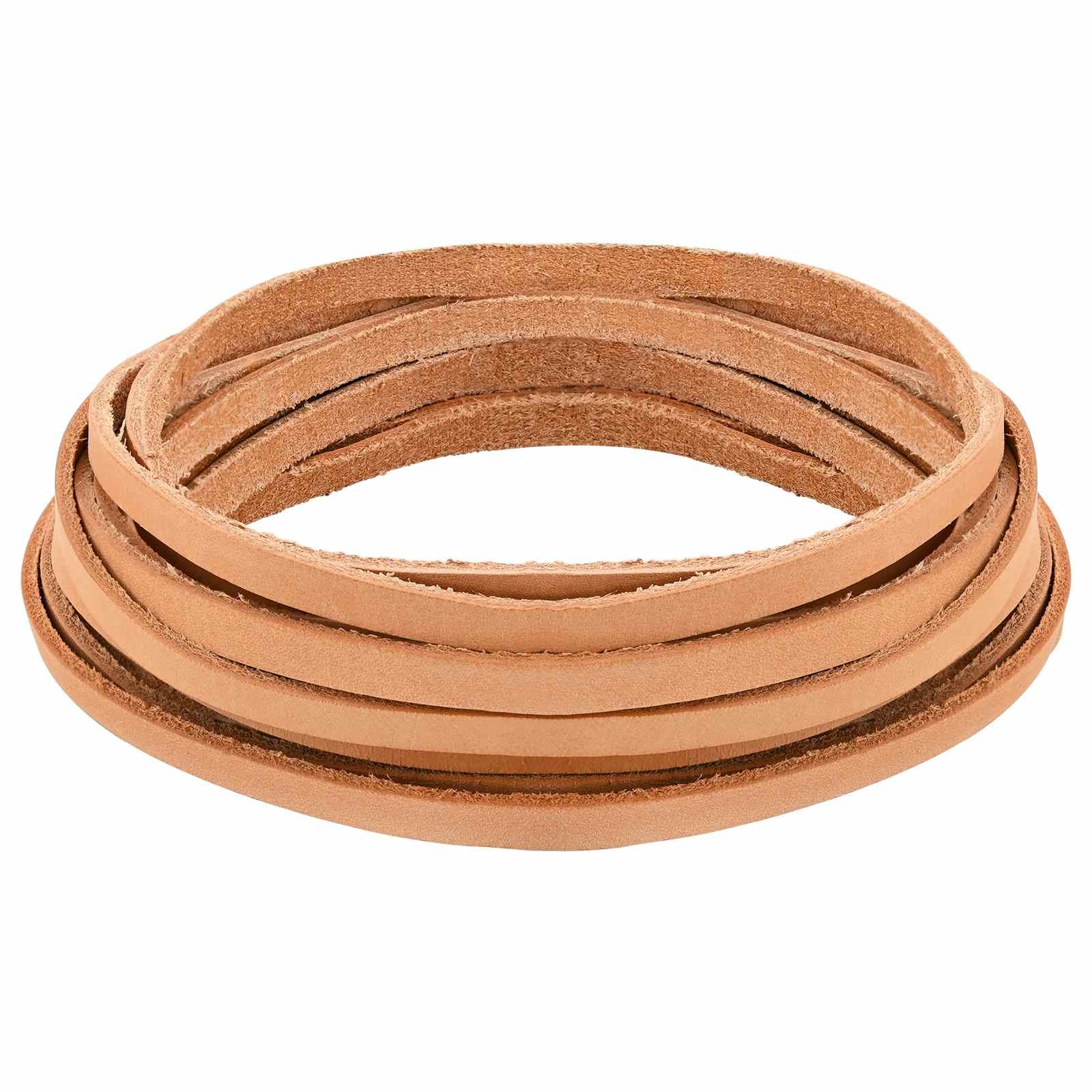 Læderrem Lys Brun 500 x 0,6 cm Læder billede