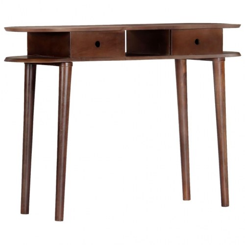 Konsolbord 110×35×76 cm i massivt akacietræ - brun
