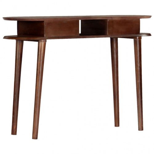 Konsolbord 110×35×76 cm i massivt akacietræ - brun