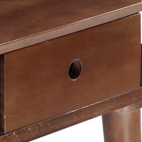 Konsolbord 110×35×76 cm i massivt akacietræ - brun