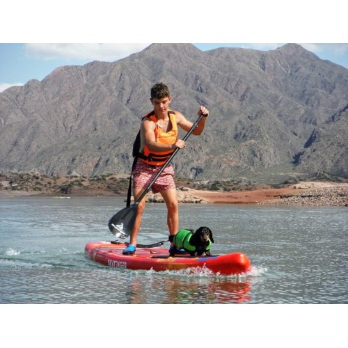 Skatinger Interstellar Red 350×81×15 oppusteligt touring SUP-board - rød