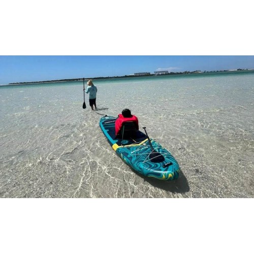 Skatinger Peninsula Trojan Horse 335×84×15 oppustelig Touring SUP-board - grøn