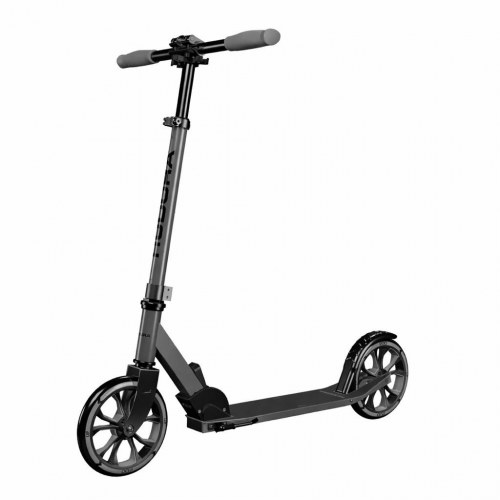 HUDORA BigWheel Up 200 løbehjul - grå/sort, sammenklappeligt