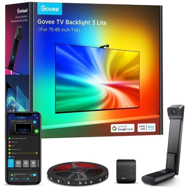 Govee TV Backlight 3 Lite LED lysbånd til 75-85" tv