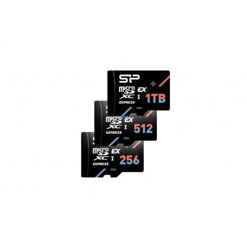 MicroSDXC hukommelseskort 1 TB - Silicon Power HYPERA, Class 10 U3, 3D TLC
