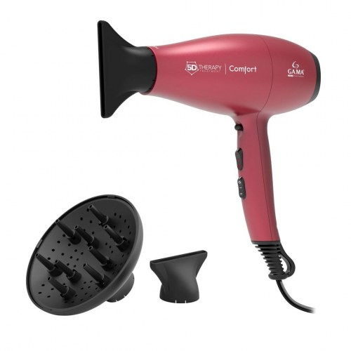 GA.MA 5D Therapy Comfort hårtørrer 2.200 W - rød