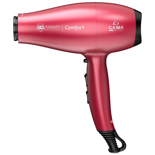 GA.MA 5D Therapy Comfort hårtørrer 2.200 W - rød