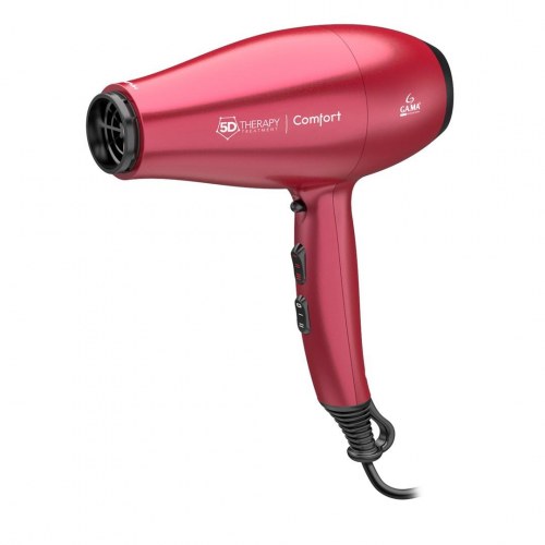 GA.MA 5D Therapy Comfort hårtørrer 2.200 W - rød