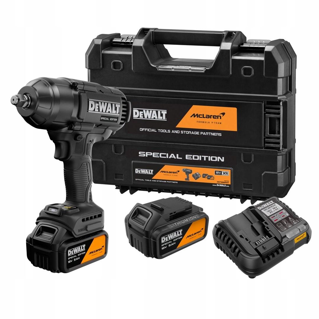 DeWALT DCF99MP2T 18V slagnøgle 1/2" - 1.396 Nm, 2x5,0 Ah - McLaren Special Edition