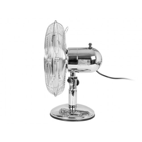 BLOW bordventilator 30 cm (12") - 50 W, sølv metal