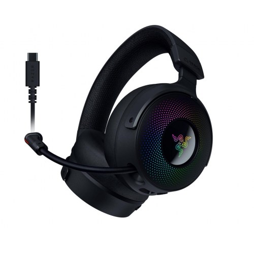 Razer Kraken V4 Pro gaming-headset - kablet & trådløst, USB Type-A/Bluetooth, sort