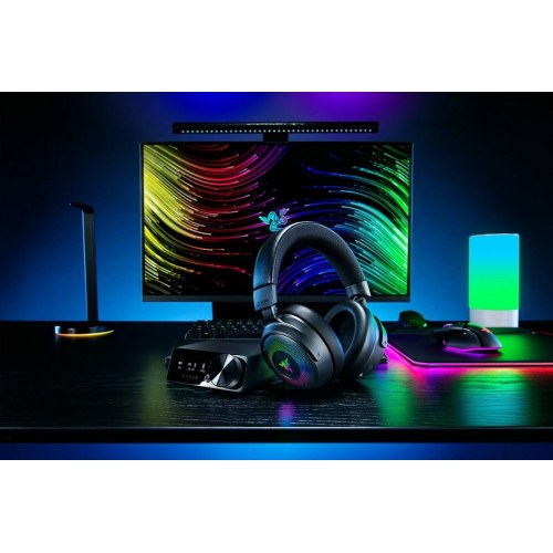 Razer Kraken V4 Pro gaming-headset - kablet & trådløst, USB Type-A/Bluetooth, sort