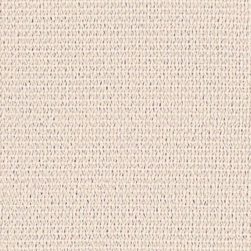 Altan skærm i HDPE - creme, 75 × 1.000 cm med aluminiumsøjer