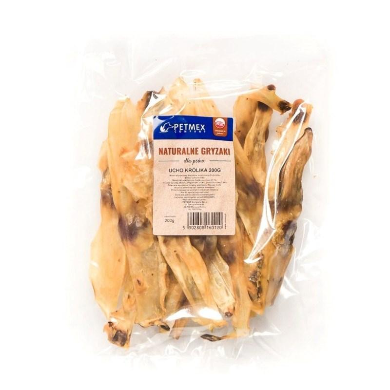 PETMEX hundesnack - kaninører 200 g billede