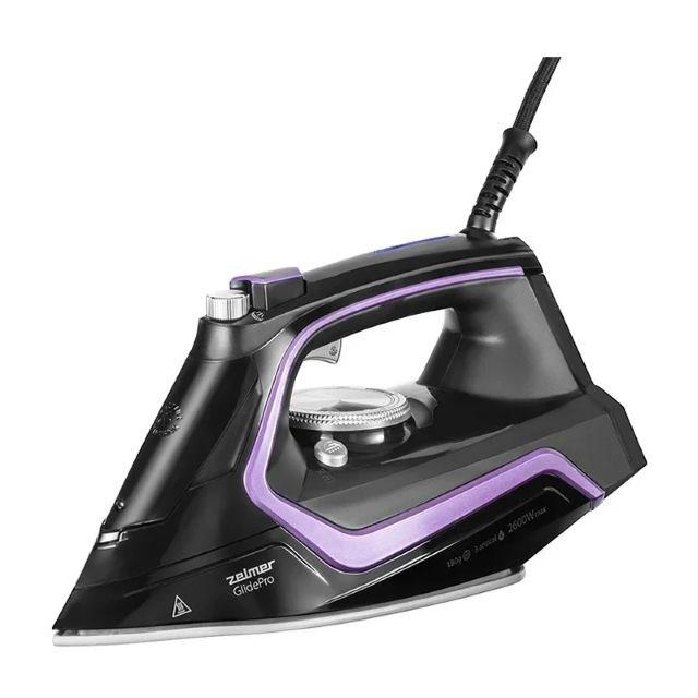 Zelmer GlidePro ZIR2600 dampstrygejern - 2400 W, sort/lilla billede