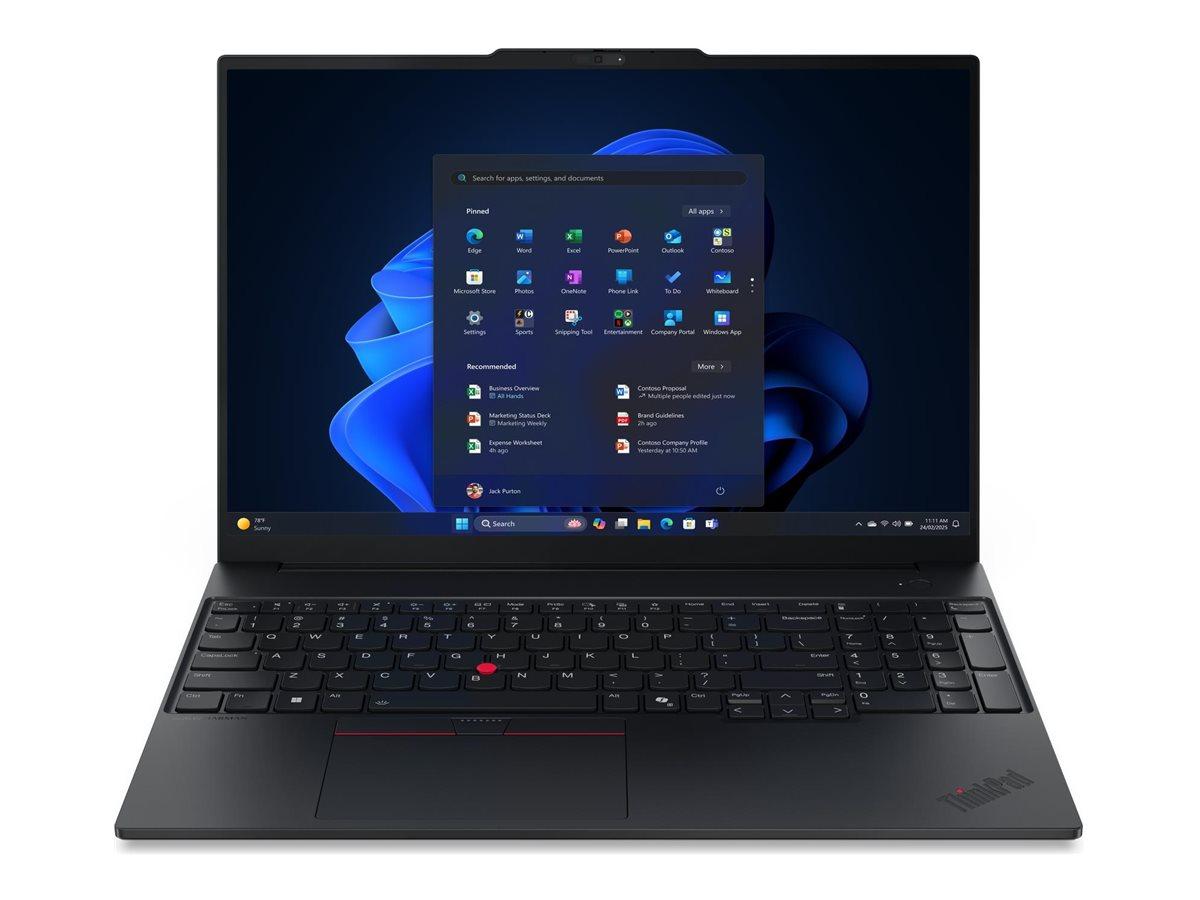 Lenovo ThinkPad E16 Gen 3 (16" WUXGA) - Intel Core Ultra 5, 32/512 GB - Windows 11 Pro billede