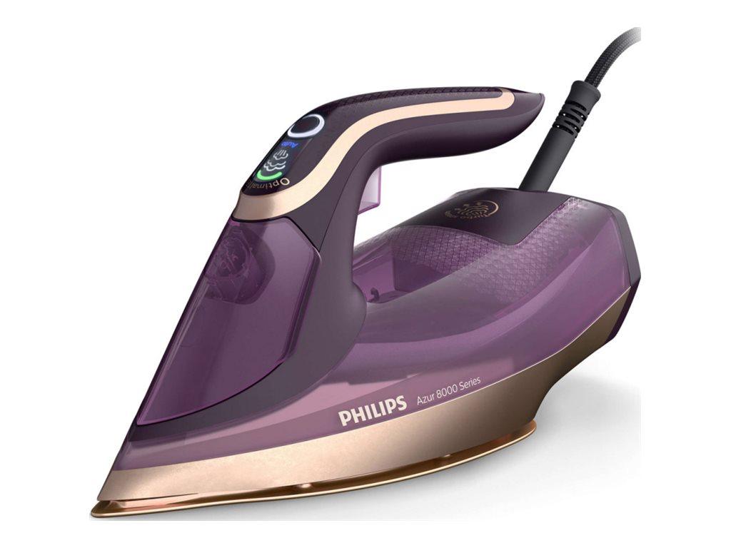Philips Azur 8000 Series DST8040 dampstrygejern 3.000 W - dyb purpur/guld