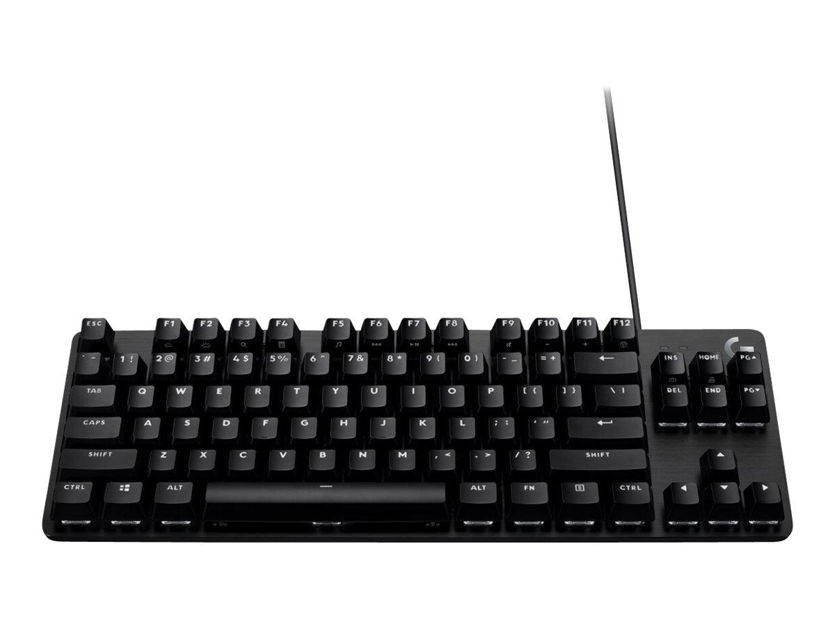Logitech G413 TKL SE mekanisk tastatur - hvid bagbelysning, kablet (US International)
