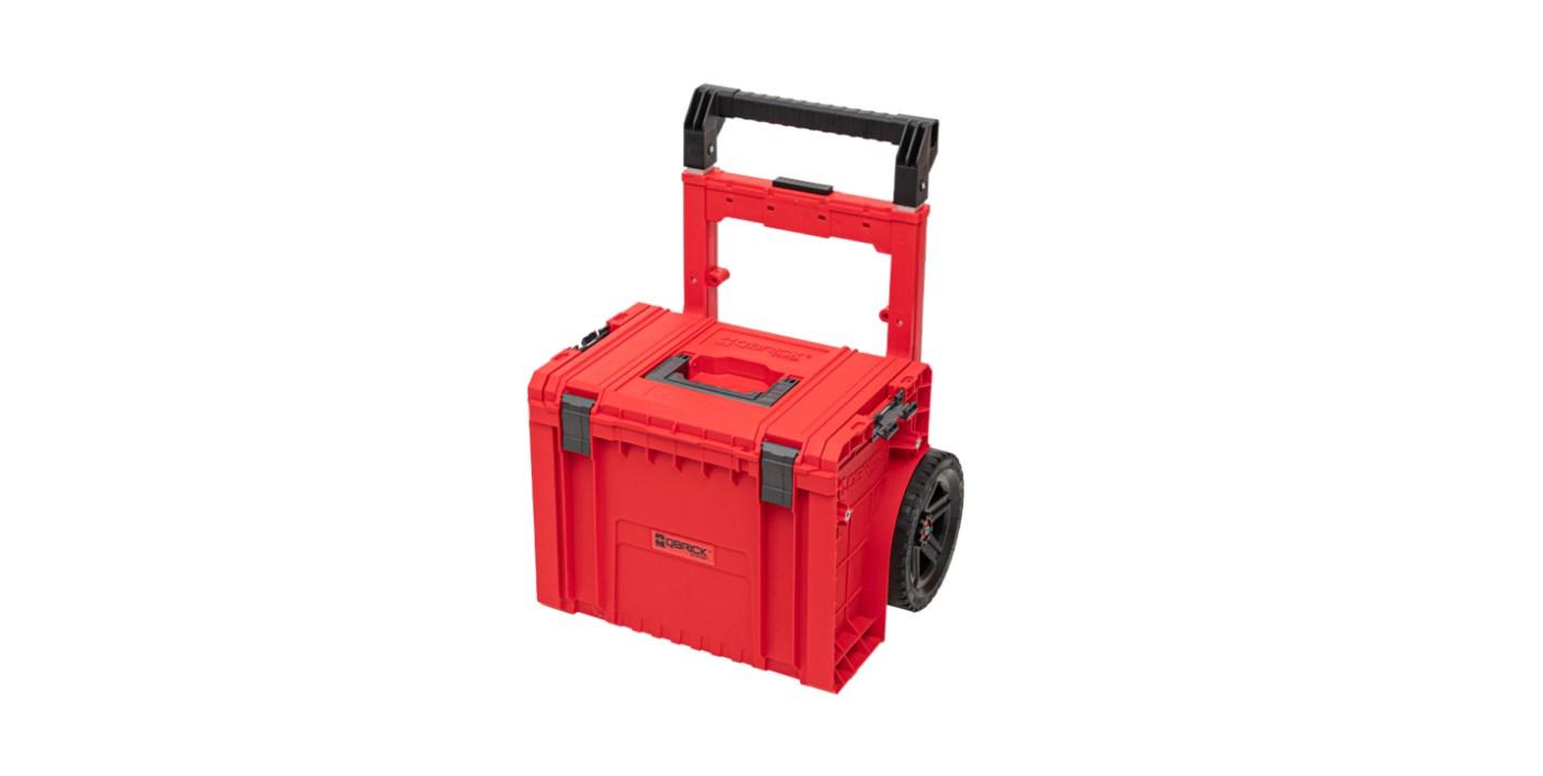 QBRICK System PRO 2.0 PLUS værktøjskasse på hjul - rød billede