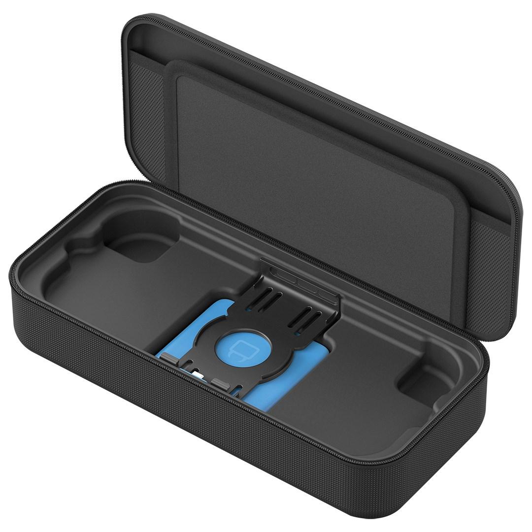 Hårdt etui til Nintendo Switch/Switch 2 - bæreetui med lynlås, sort billede