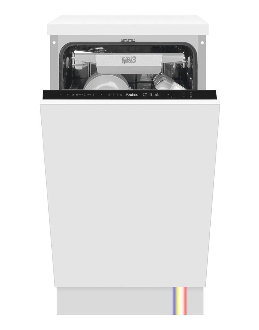 Amica DIM44C6EMONqH integreret opvaskemaskine - 45 cm, 10 kuverter billede