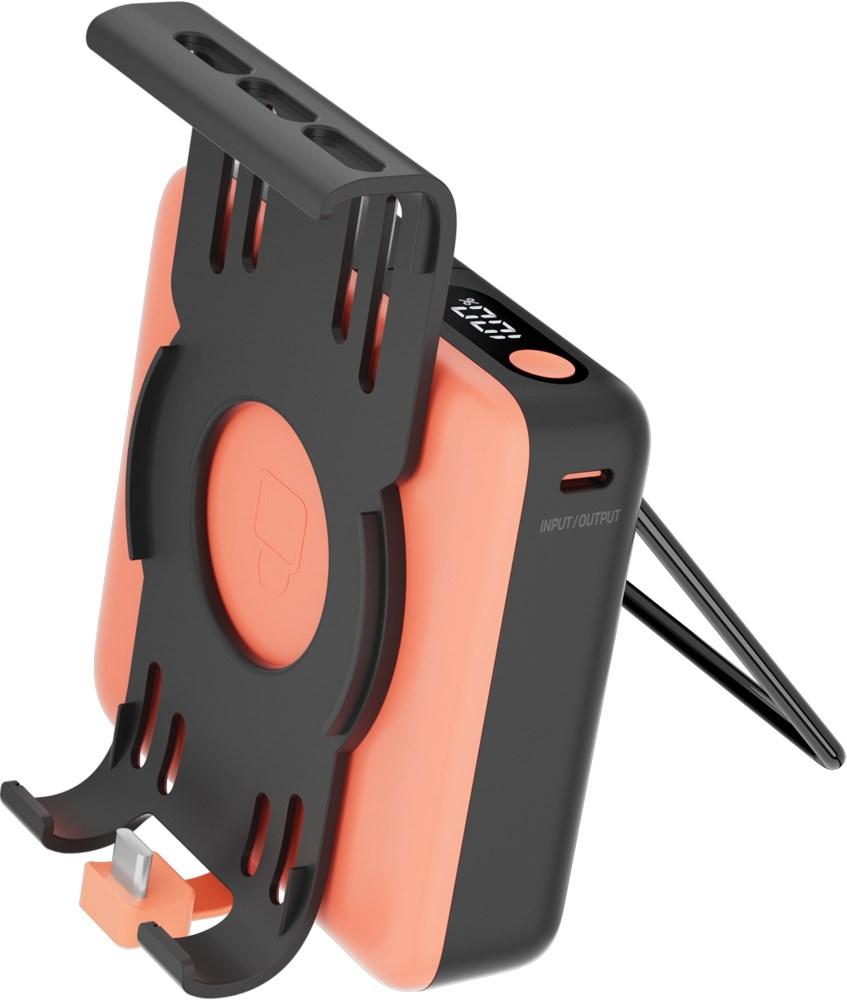 Powerbank til Nintendo Switch - 20.000 mAh, LED - sort/orange (Venom VS4957) billede