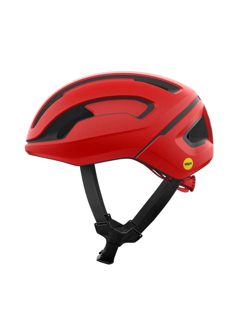 POC Omne Air MIPS cykelhjelm - Prismane Red Mat (S, 50-56 cm) billede