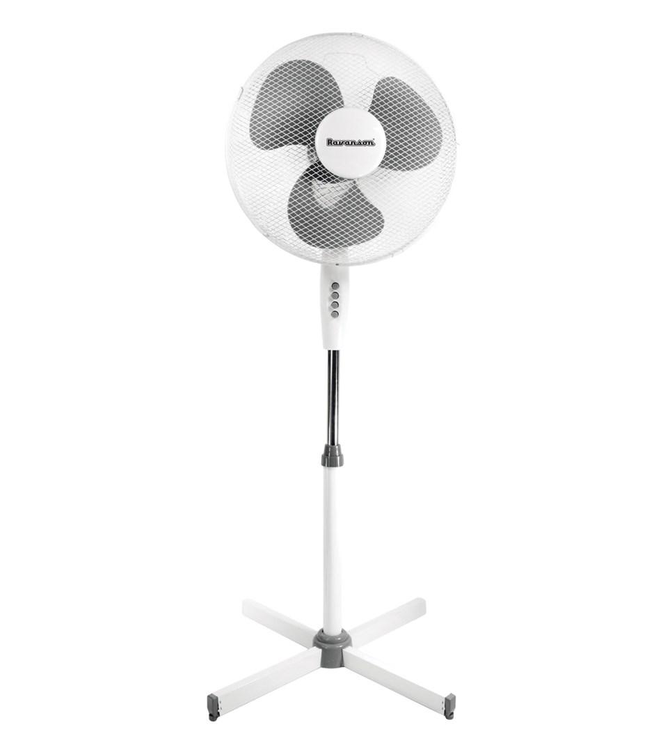 Ravanson WT-1040S gulvventilator - hvid/grå, 41 cm billede