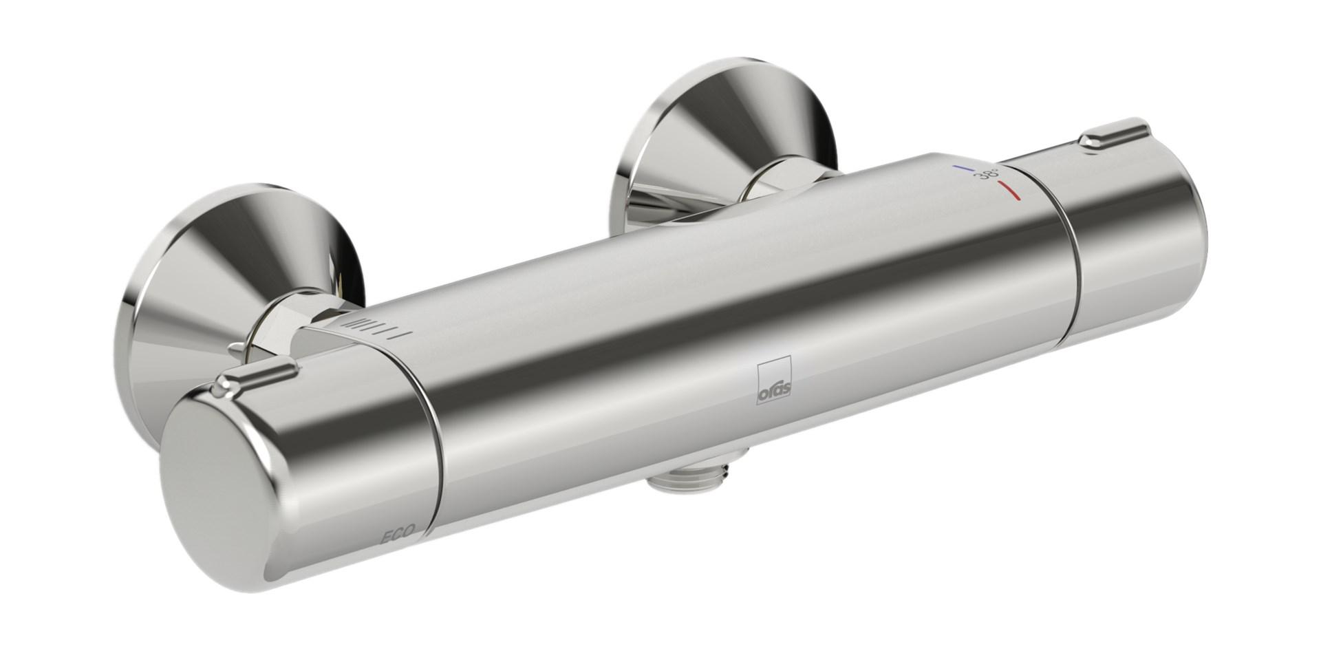 Oras Nova 7460U termostatisk brusearmatur - krom billede