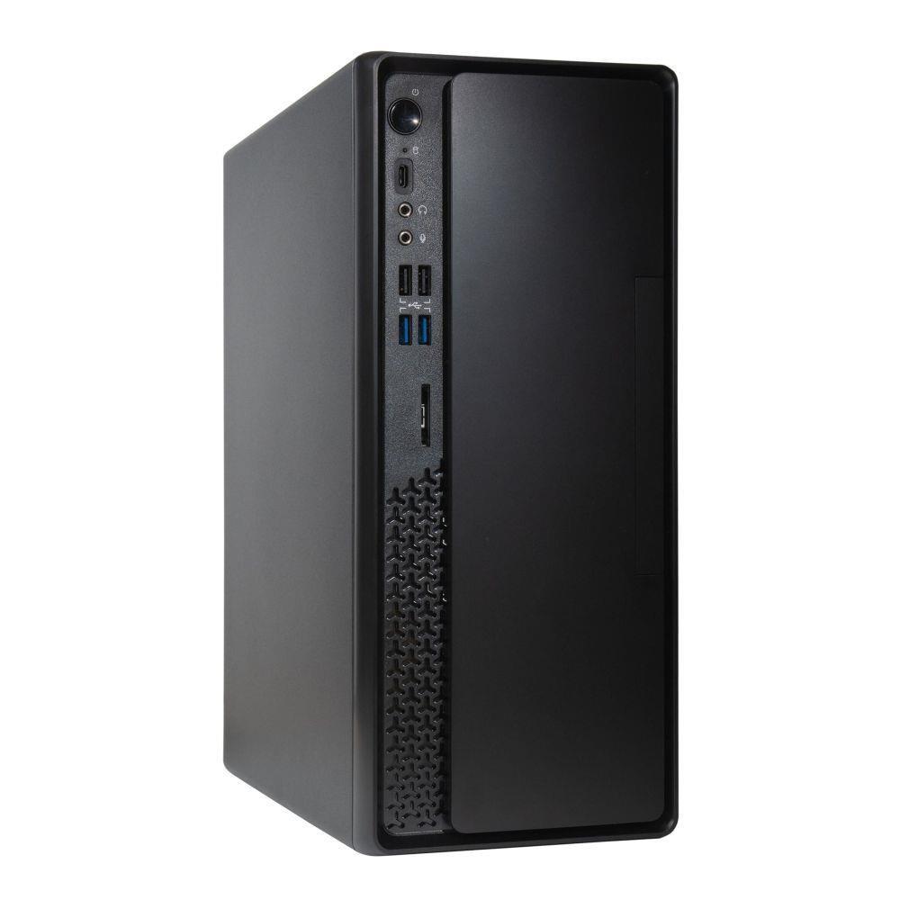 Chieftec BS-10B-300 Mini Tower kabinet - sort, 300 W PSU billede
