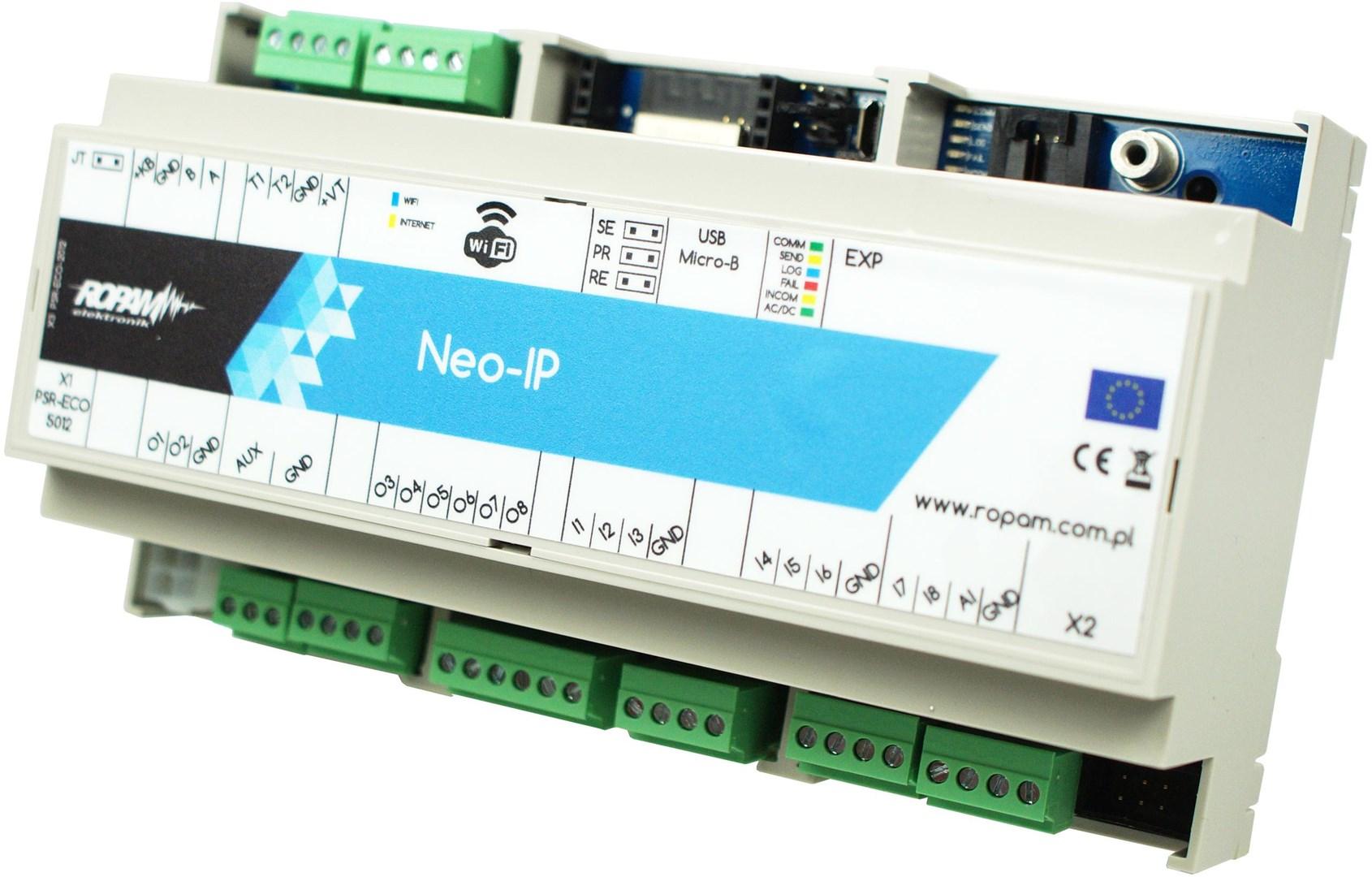 Ropam NeoâIP-D9M kontrolpanel - alarmstyring med WiâFi billede