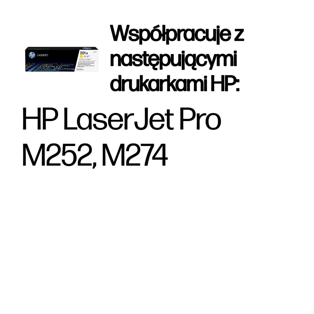 HP 201A gul original LaserJet-tonerpatron