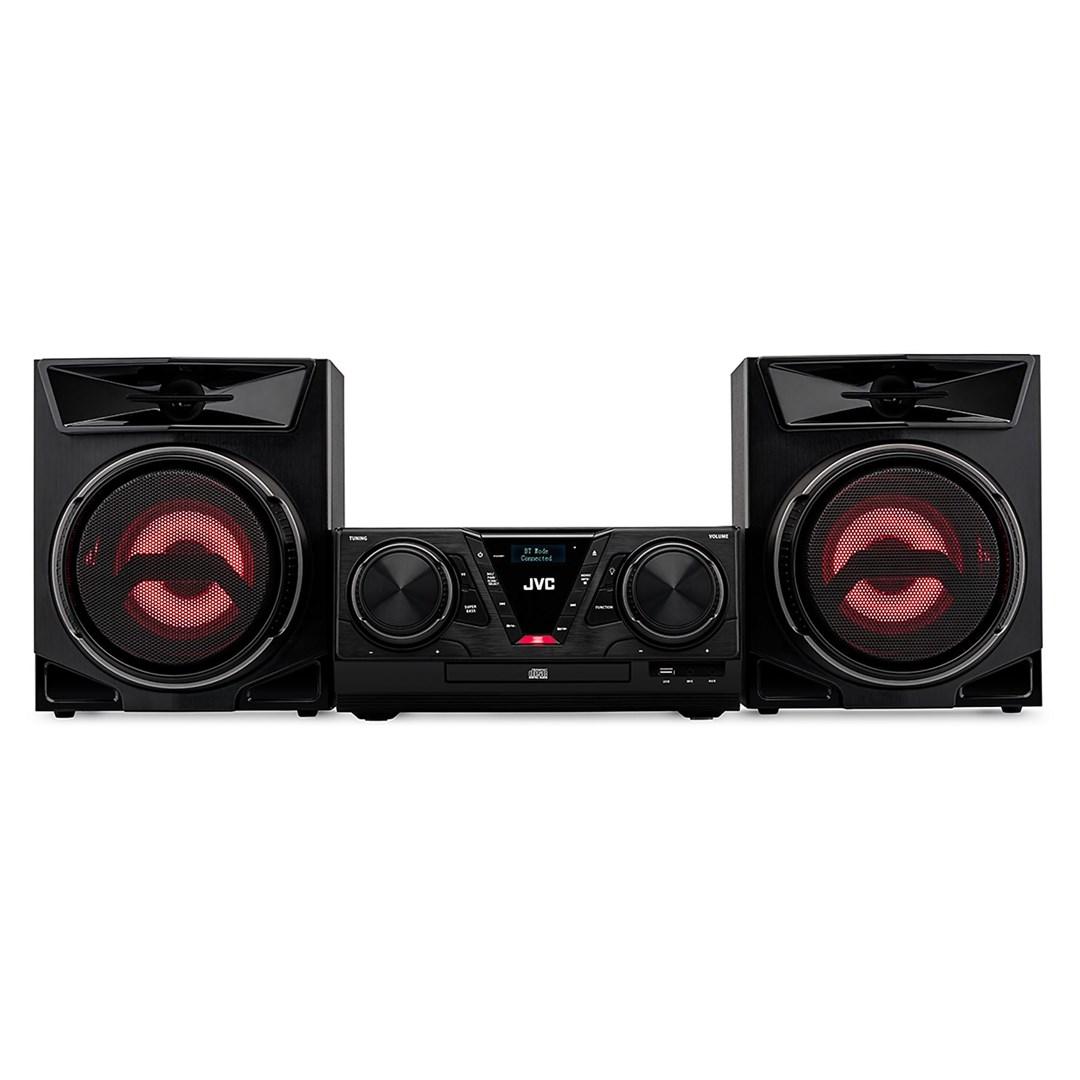 JVC MX-E325B-DAB mini hi-fi system - sort billede