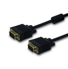 Savio CL-202 VGA-kabel 1,8 m - sort billede
