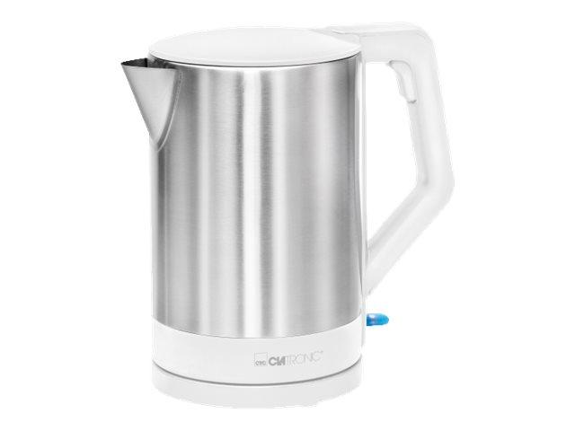 Clatronic WKS 3692 elkedel 1,5 l - 2.200 W, hvid/rustfrit stål billede