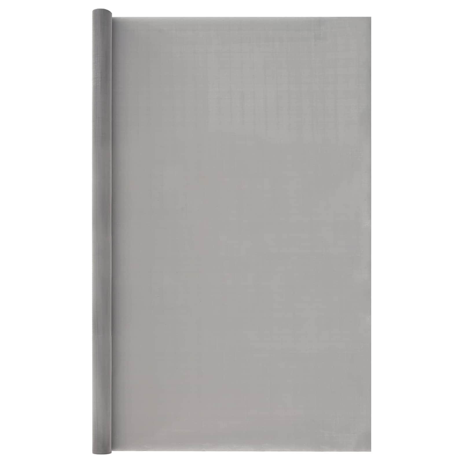 Netskærm 120 x 2.000 cm - 120 mesh i rustfrit stål 201, sølv billede