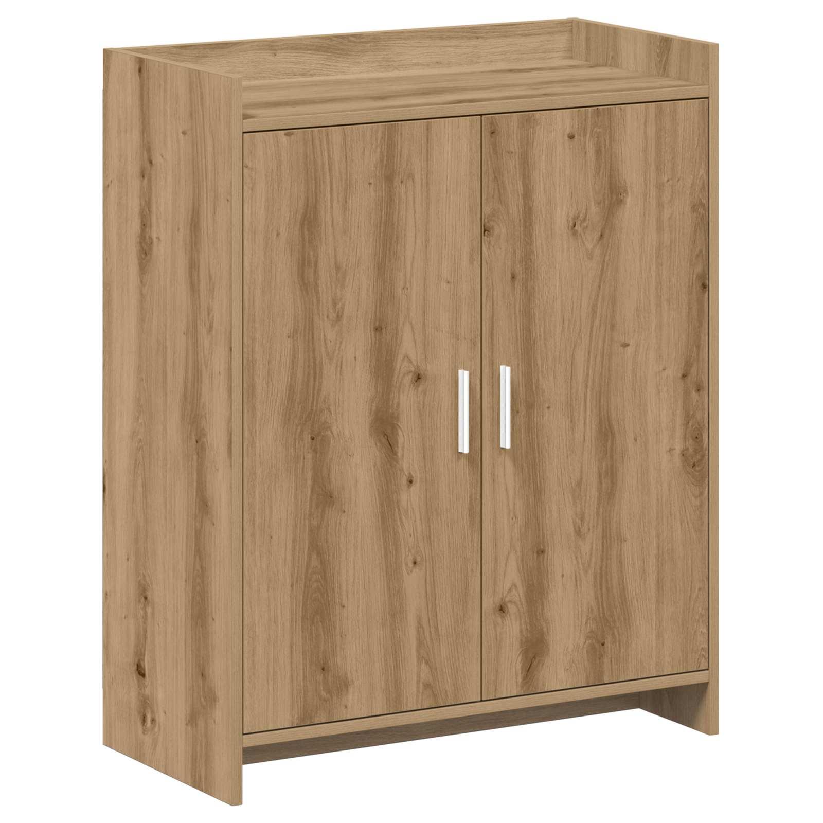 Sko skab med dør Artisan-eg 73,5 x 36 x 92 cm Konstrueret træ billede
