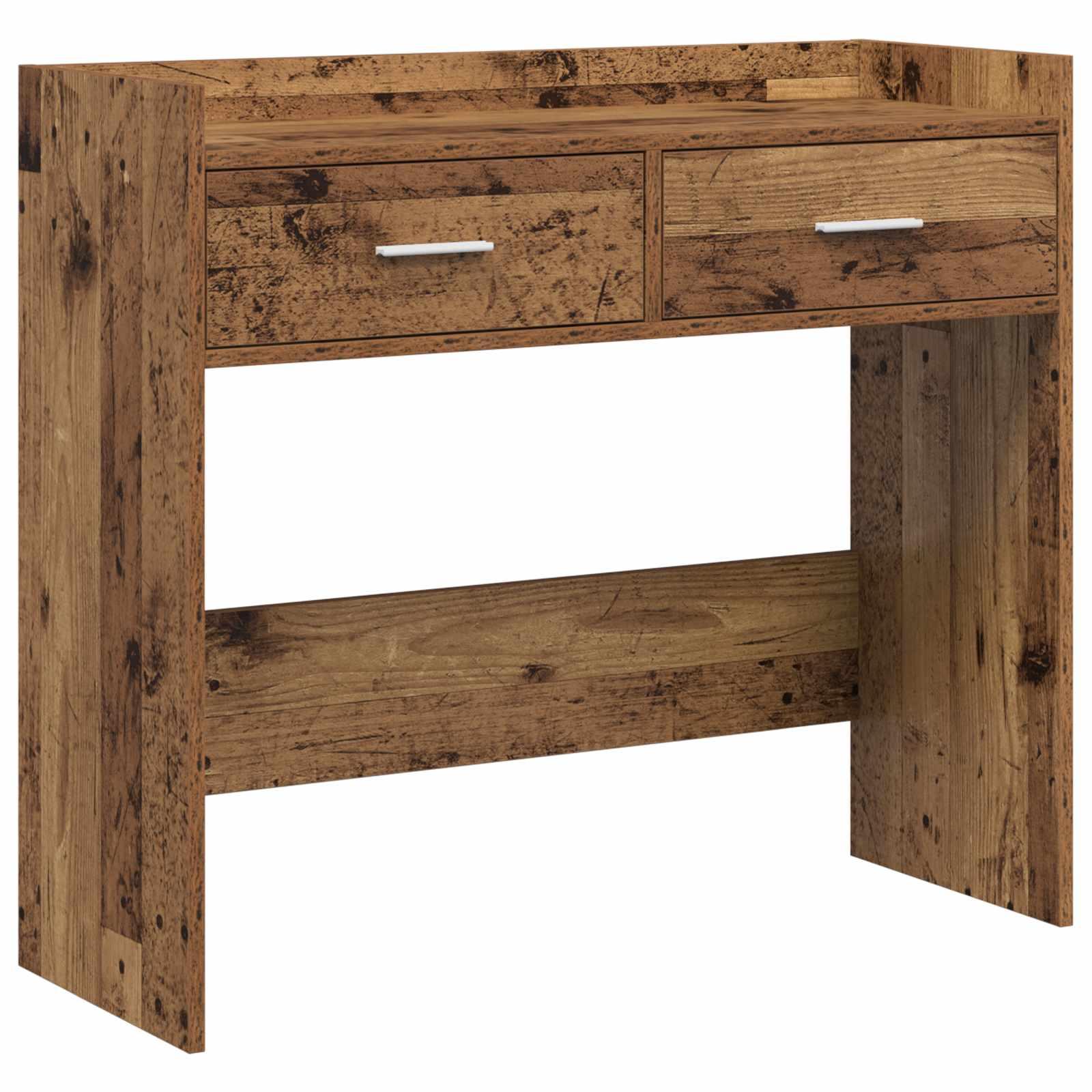 Konsolbord Gammelt træ 90 x 35 x 80 cm Konstrueret træ billede
