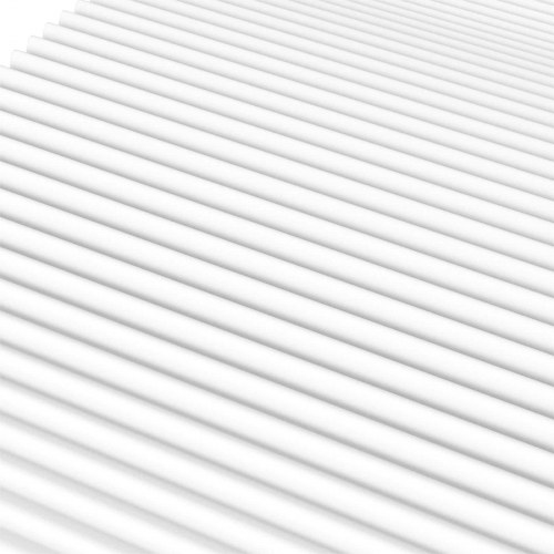 Skummadras H2/H3 - 75 × 190 cm, hvid, vendbar 7-zoner