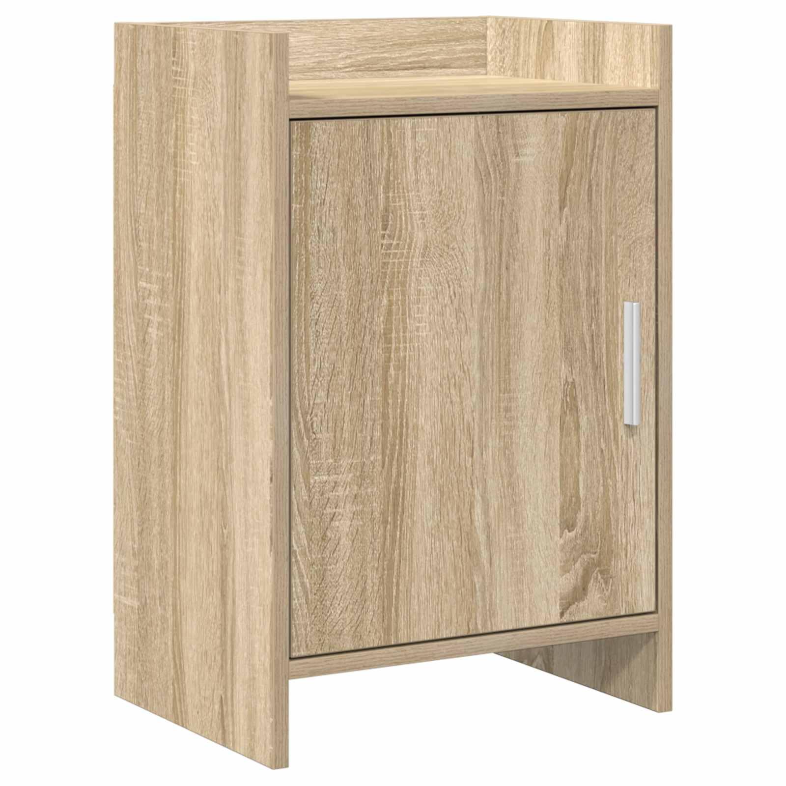 Sengebord i sonoma-eg 40 × 30 × 60 cm - konstrueret træ billede