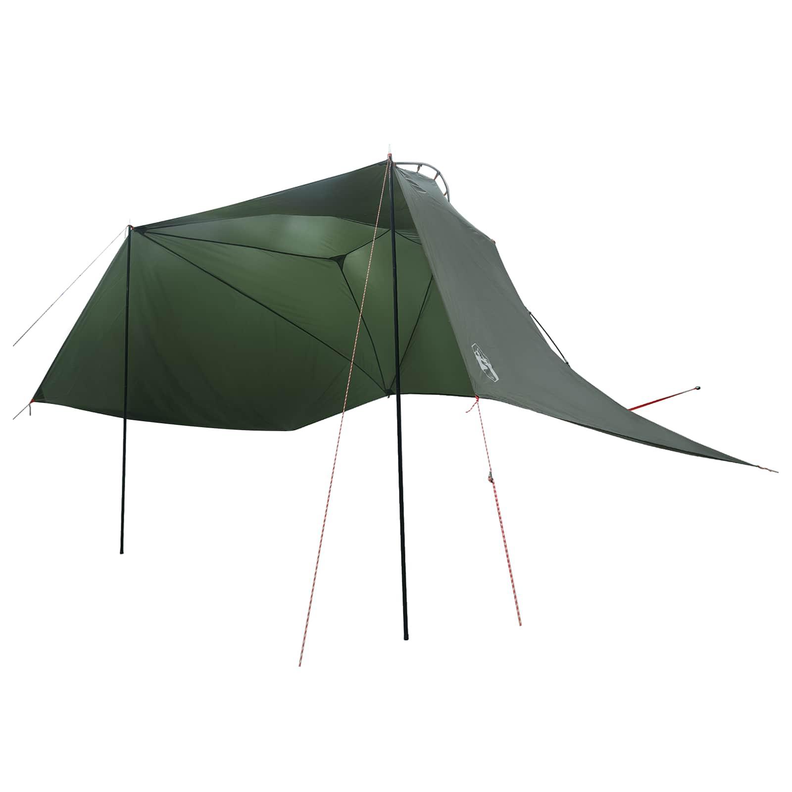 Bil Telt med tag Army Grøn 350 x 250 cm Polyester og Stål billede