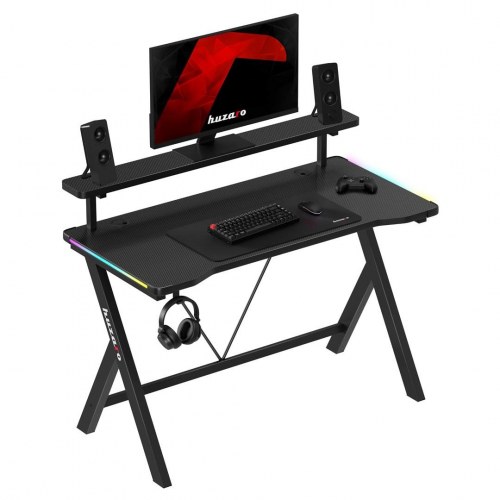 Huzaro Hero 1.9 RGB gamingbord - sort, 120 × 60 cm