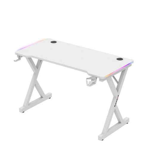 Huzaro Hero 2.3 RGB gamingbord - hvid, 120 × 60 cm