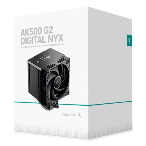 DeepCool AK500 G2 Digital NYX - CPU luftkøler 120 mm, sort