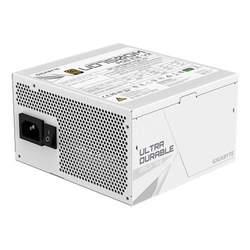 Gigabyte UD750GM PG5 V2 ICE strømforsyning - 750 W, 80 Plus Gold, fuldt modulær, PCIe Gen 5.1, ATX 3.1