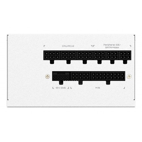 Gigabyte UD750GM PG5 V2 ICE strømforsyning - 750 W, 80 Plus Gold, fuldt modulær, PCIe Gen 5.1, ATX 3.1