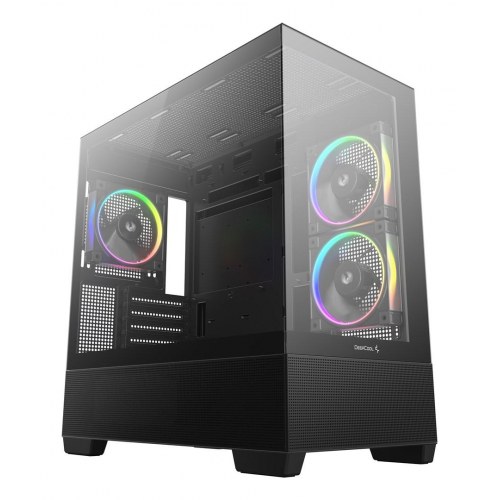 DeepCool CG380 3F midi tower PC-kabinet - sort
